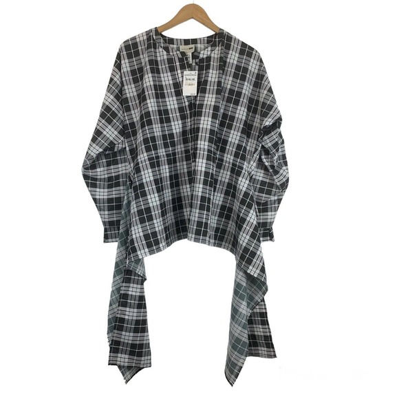 william okpo plaid boat blouse 6 - Picture 1 of 6